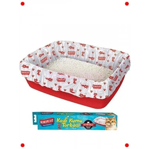 Büzgülü Kedi Kumu Poşeti 7li Set (82x50 cm)