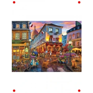 Cafe Montmartre 1000 Parça Yetişkin Puzzle