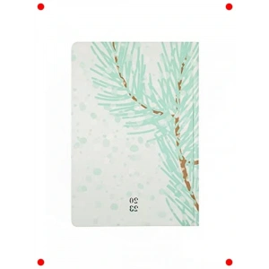 Çam Ağacı Desenli Haftalık Ajanda 2023 - 17x24 cm