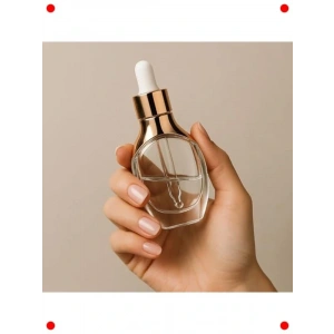 Cam Damlalıklı Şişe - Kozmetik ve Yağlar İçin 30 ml