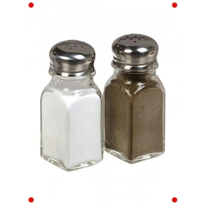 Cam Tuzk Karabiberlik Seti 2 Adet Şeffaf