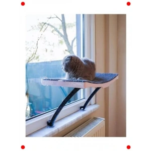 Cama Asılan Kedi Yatağı: Vantuzlu, Pembe