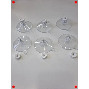 Cama Yapışan Vakum Vantuz Tutucu 6 Adet