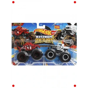 Canavar Kamyon Oyuncak Arabalar - İkili Set (1:64 Ölçek)