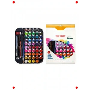 Canlı 48 Renk Sulu Sanat Seti