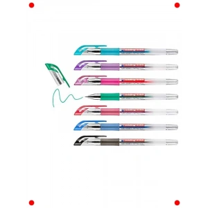 Canlı Renkler Jel Roller Kalem Seti - 7li, 0.7 mm