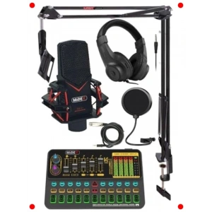 Canlı Yayın Ses Paketi: Mikrofon & Ses Kartı