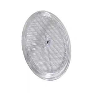 Çap 18 cm Şeffaf Havalandırma Cam Menfez Kapağı