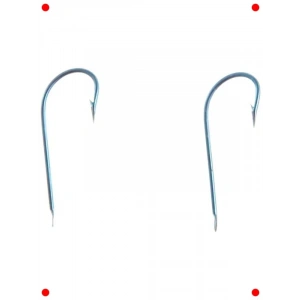 Çapraz Yapılı Olta İğnesi, Keskin Uçlu, 100 Adet, Siyah