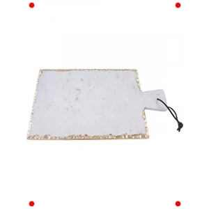 Carrara Desenli Dekoratif Servis Tabağı