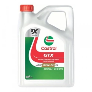 Castrol GTX LPG 20W-50 4 Litre Motor Yağı
