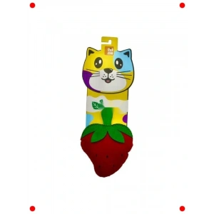 Catnipli Çilek Şeklinde Kedi Oyuncağı