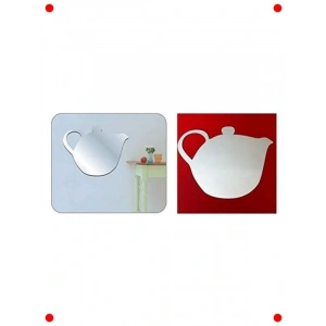 Çaydanlık Şekilli Aynalı Duvar Stickerı