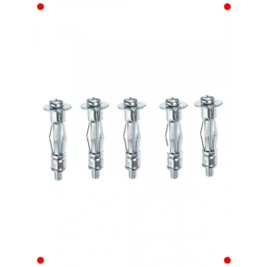 Çelik Paraşüt Dübel - Alçıpan ve Tuğla Duvar İçin - 5 Adet