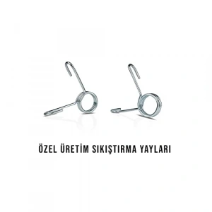 Çelik Plaka Sıkıştırma Yayı, 2 Adet Kıskaçlı Set