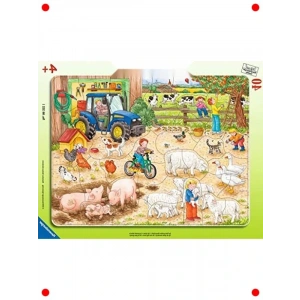 Çerçeveli Çocuk Yapbozu: Büyük Çiftlik
