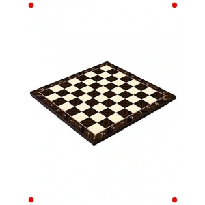 Ceviz Desenli Dekoratif Satranç Tahtası - Orta Boy