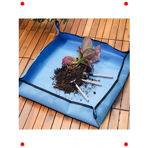 Çiçek Saksısı Toprak Aktarım Pedi, Mavi