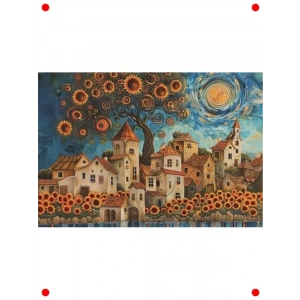 çiçekleri Temalı 1000 Parça Yapboz