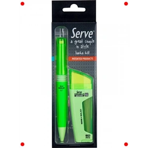 Çift Elma Tasarımlı Mekanik Kurşun Kalem Seti (2 Adet)