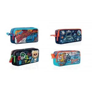 Çift Gözlü Çocuk Çantası, PVC Malzeme ile Üretilmiş