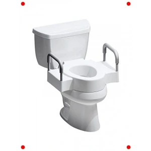 Çift Kilitli Güvenlik Kollu Klozet Kapağı - Beyaz