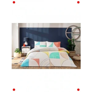 Çift Kişilik Ranforce Nevresim Takımı - Turkuaz