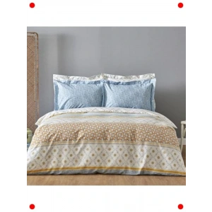 Çift Kişilik Sarı Nevresim Takımı - Pamuk Konfor