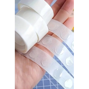 Çift Taraflı Balon Yapıştırma Bandı, 100 Adet, Kullanışlı