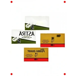 Çift Taraflı Tıraş Bıçağı Seti - 20 Adet Yaprak Jilet