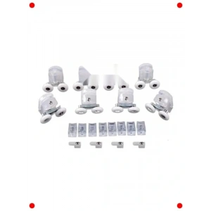 Çift Tekerlekli akabin Makaraları - 8 Parça Set