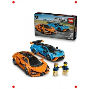 Çift Yarış Arabası Modeli Yapım Seti (607 Parça)