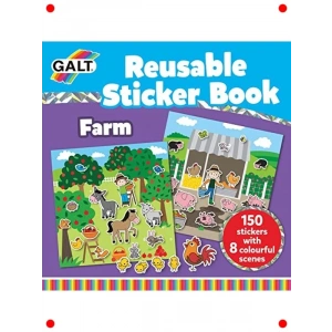 Çiftlik Temalı Yeniden Kullanılabilir Sticker Kitabı