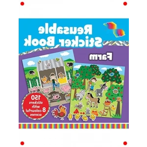 Çiftlik Temalı Yeniden Kullanılabilir Sticker Kitabı