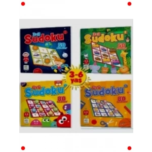 Çıkartmalı Sudoku Serisi (3-6 Yaş) – Dikkat Geliştirir