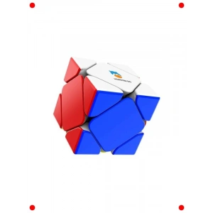 Çıkartmasız Skewb Zeka Küpü