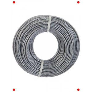 Çim Biçme Makinesi Yedek Misinası, Gri, 24m