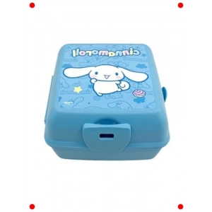 Cinnamoroll  Beslenme Kutusu - 4 Bölmeli Kaşık & Çl