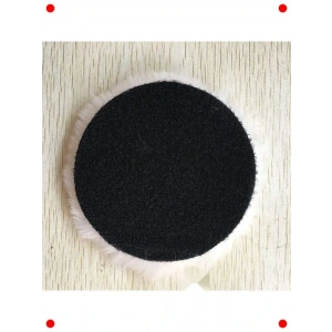 Cırt Tabanlı 115mm Pasta Cila & Parlatma Pedi - Yün Keçe