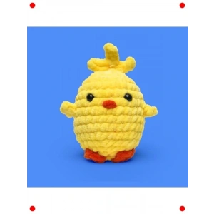 Civciv Temalı Amigurumi Tığ Örgü Kiti - Başlangıç Seti