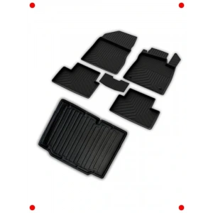 Clio 5 Uyumlu 4D Paspas & 3D Bagaj Havuzu Seti 2020+