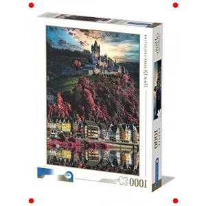 Cochem Kalesi Manzaralı 1000 Parça Yetişkin Yapbozu
