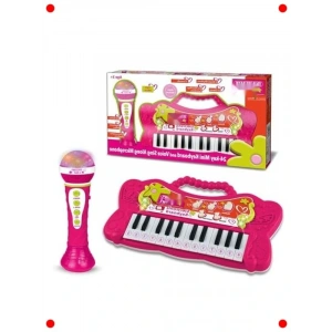 Çocuk Elektronik Karaoke & Org Seti - Pembe