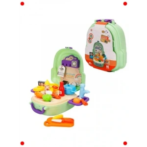 Çocuk Şef Mutfak Oyun Seti - Sırt Çantalı