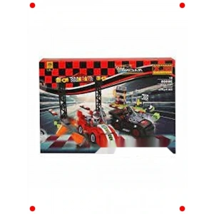 Çocuk Yarış Pisti Yapım Seti - 238 Parça