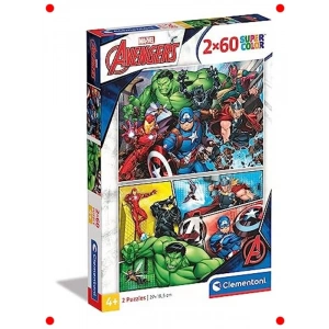 Çocuklar İçin 2x60 Parça Yapboz Seti