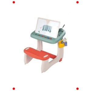 Çocuklar İçin Çift Taraflı Çalışma Masası ve Oturağı