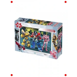 Çocuklar İçin Robot Tema Yapbozu (200 Parça)