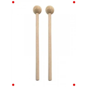 Çocuklar İçin Tokmaklı Ahşap Ritim Çubukları (Çift)