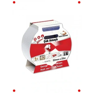 Çok Amaçlı Beyaz Tamir Bandı 50mm x 25mt